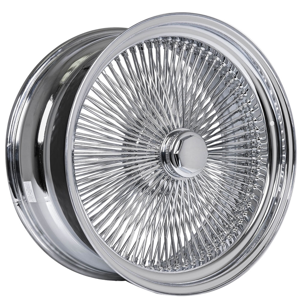 22×9” forged wire wheels chrome + 265/35r22 original vogue red stripe tires | direct bolt on floating cap | set of 4 22×9” forged wire wheels chrome + 265/35r22 original vogue red stripe tires | direct bolt on floating cap | set of 4