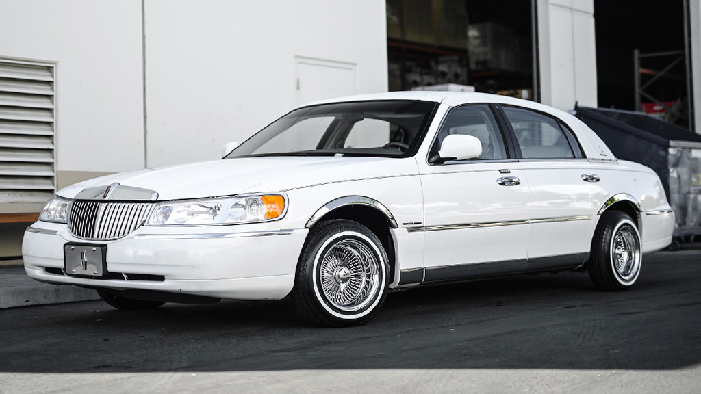 13x7" LA Wire Wheels Reverse 100-Spoke Straight Lace Chrome Rims - Image 5