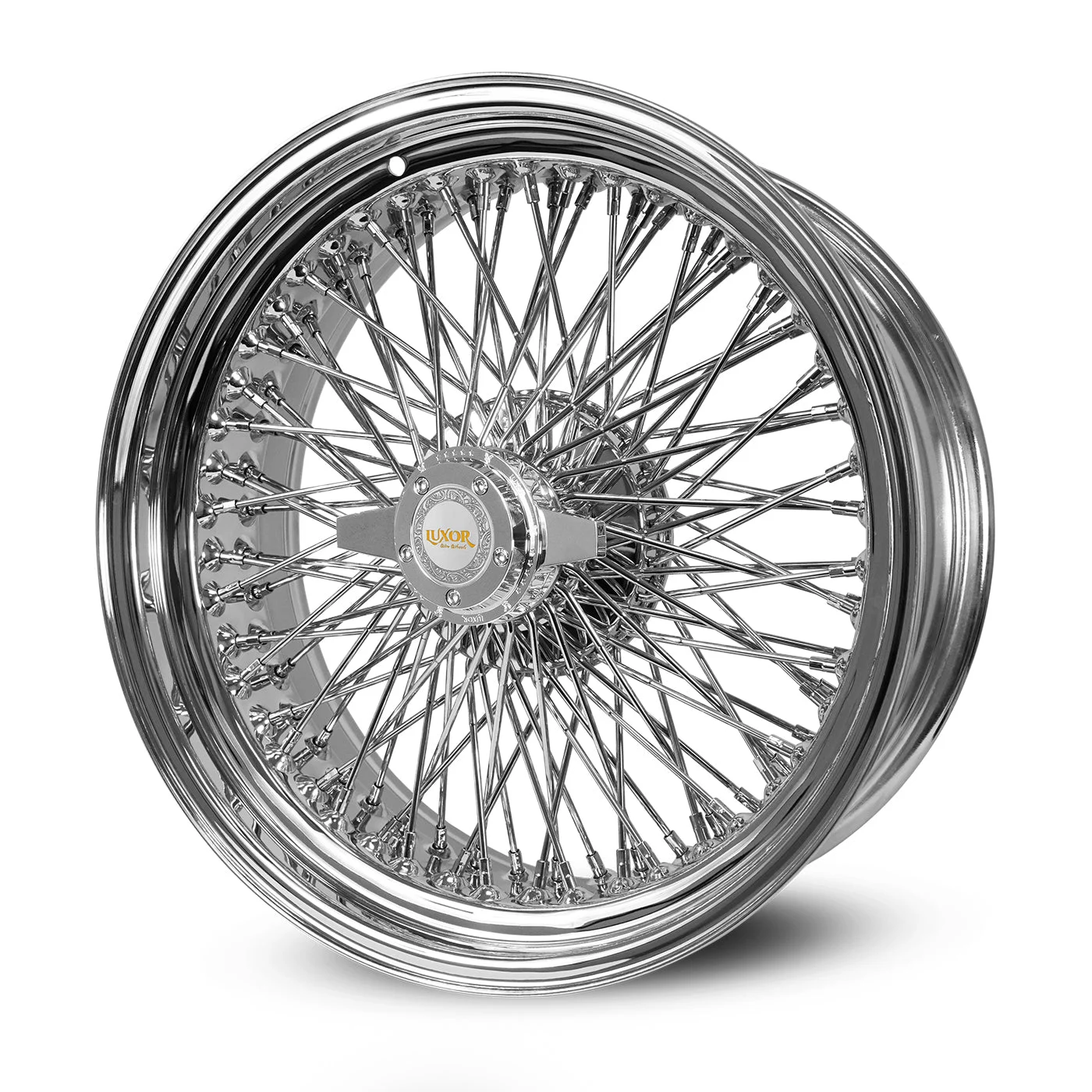 22×8” staggered chrome wire wheels – 96 spoke quad cross lace + 265/35r22 original vogue gold stripe tires | set of 4 22×8” staggered chrome wire wheels – 96 spoke quad cross lace + 265/35r22 original vogue gold stripe tires | set of 4