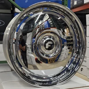 24" forgiato ra blank chrome wheels dual drilled 5x112 5x120 | for mercedes, bmw, audi, bentley, cadillac, tesla & more