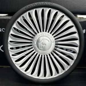 Forgiato Multato brushed custom steering wheel