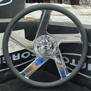 forgiato twz chrome steering wheel