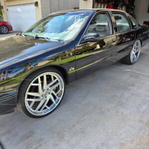 1996 chevrolet impala ss custom show build | 24" rucci staggered wheels | qa1 suspension | full custom audio
