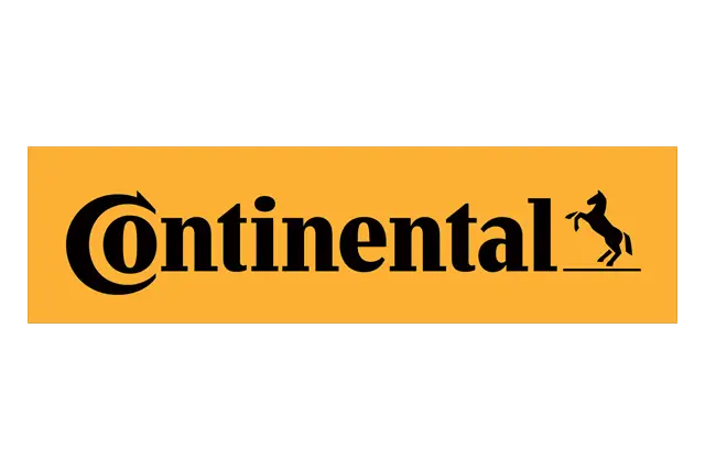 continental logo black on gold show