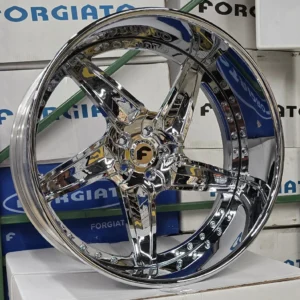24 inch Forgiato G-Code all chrome 5x4.75 wheels G body Caprice Impala Box Chevy set of 4