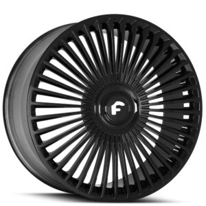 24 inch Forgiato Trimestre-M gloss black floating cap monoblock forged wheels 5x112 5x114 5x120 Mercedes BMW Cadillac Escalade G-Wagon Tesla set of 4