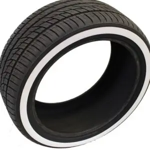 265/35R22 custom true whitewall tire vulcanized handmade USA not painted show car 22 inch