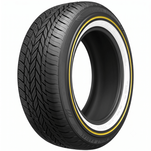 Vogue Custom Built Radial 235/40R20 yellow stripe sidewall luxury tire single Vogue Custom Built Radial 235/40R20 yellow stripe sidewall luxury tire single