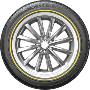 255/30R22 yellow white sidewall radial tire ultra low profile 22 inch custom show car donk Escalade Impala Caprice Charger single or set of 4