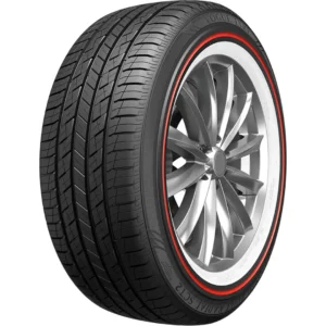 Vogue Custom Built Radial 255/35R20 White Red sidewall tire