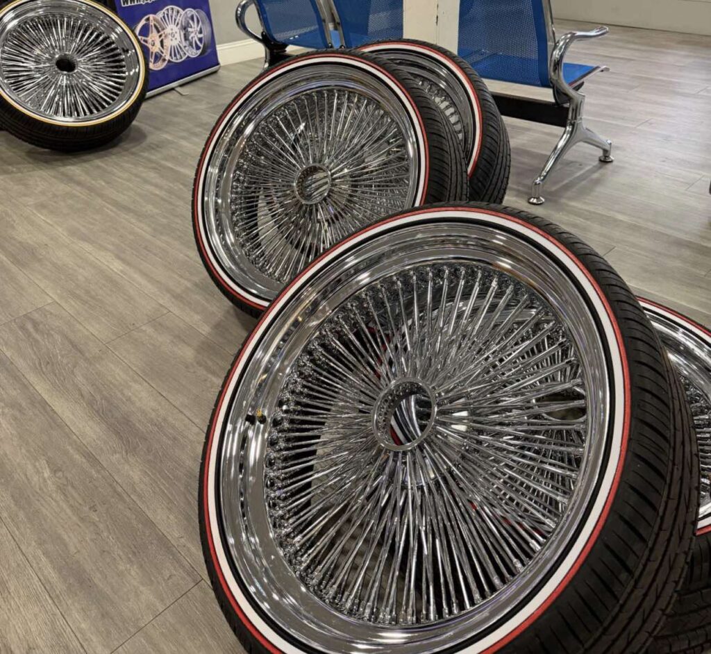 best wire wheels for Cadillac DeVille Fleetwood Escalade CT5 chrome gold complete guide