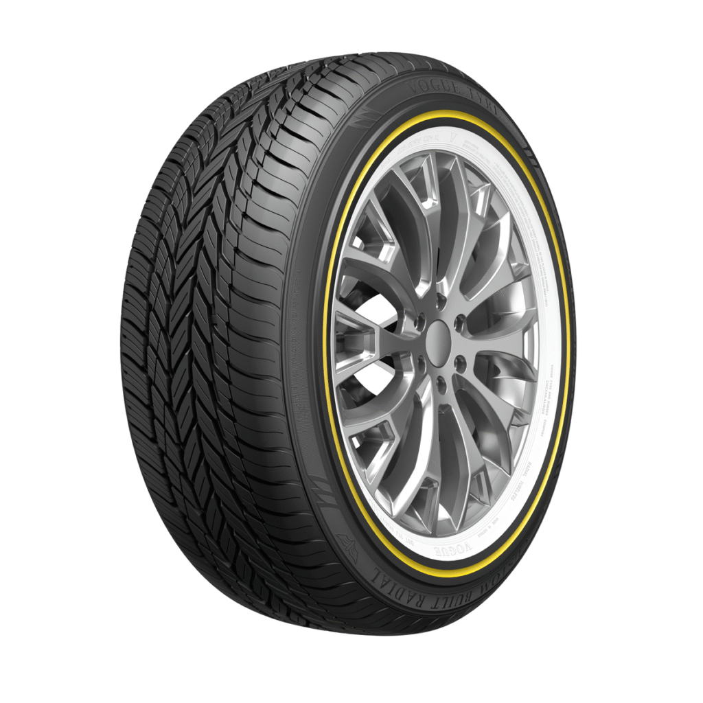 Vogue tires 235/55R17 price guide 2026 White/Gold Red Stripe single set of 4 comparison